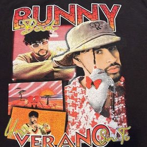 BAD BUNNY un Verano sin ti, 💯 % cotton, size  XL black color T shirt